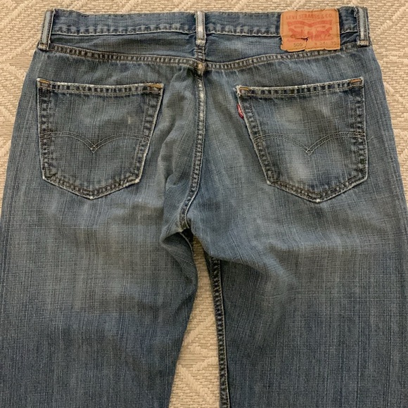 Levi’s 505 Denim Jeans 34 X 30, Red Tag, Button & Zip, See Pics & Description - Picture 11 of 17